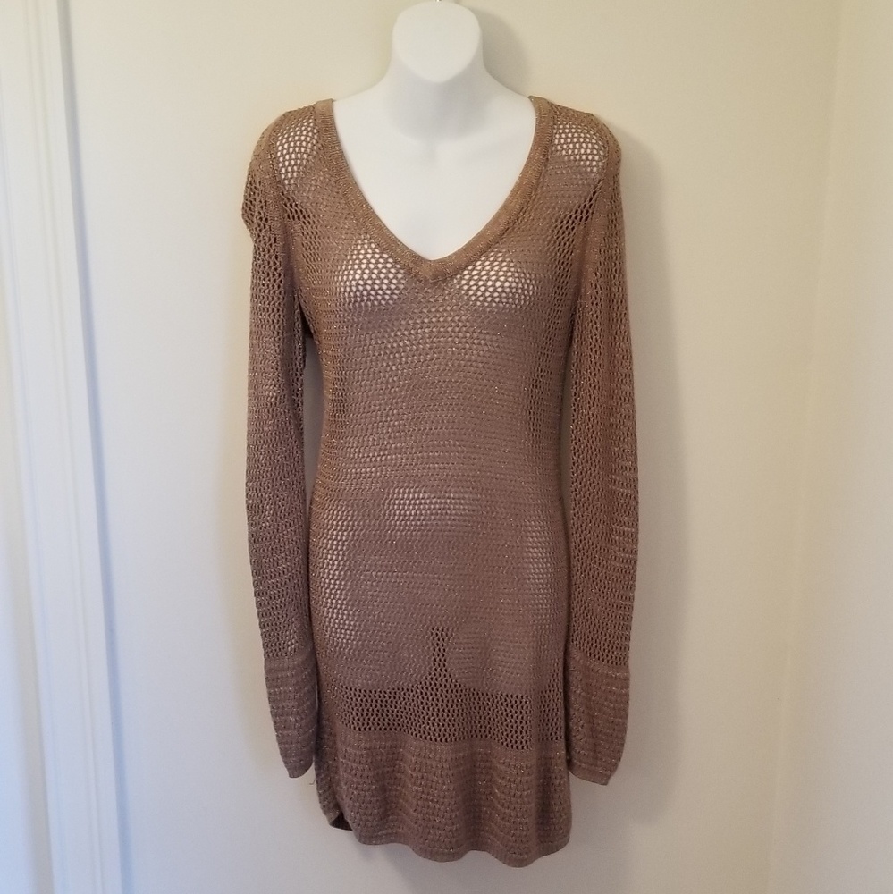 Mango loose knit dress